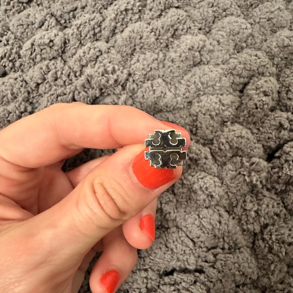 Tory Burch Gold and Silver Earrings - Picture 3 of 4